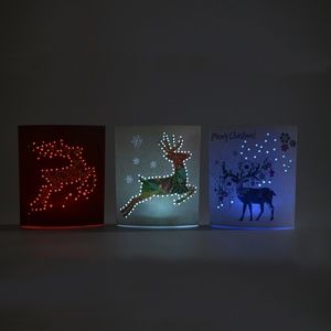 Set of 3 LED Christmas Cards